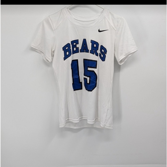 Nikes women’s size small Petite white, and‎ blue bears Shirt Number 15 - Picture 4 of 8